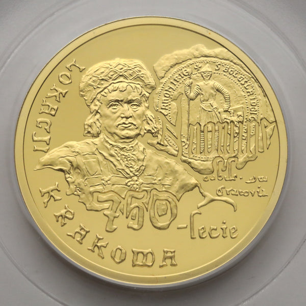 ポーランド 2007年 クラクフ市制定1250周年記念 200ズウォティ金貨 PR69DCAM:13830766