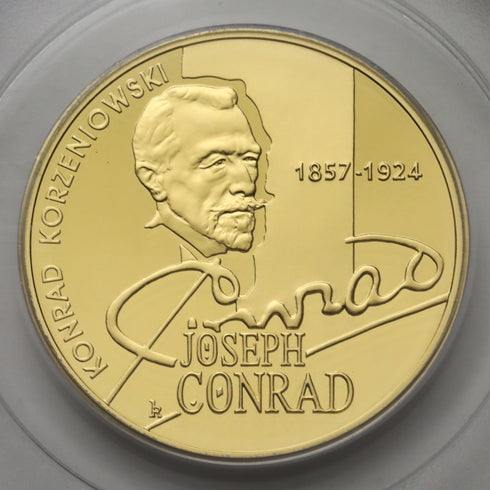 ポーランド 2007年 ジョゼフ・コンラッド生誕150周年記念 200ズウォティ金貨 PR69DCAM:11535277