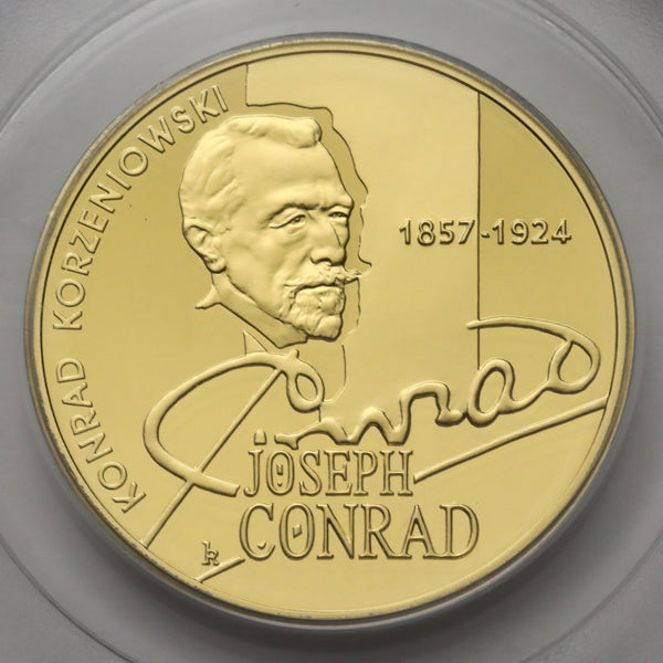 ポーランド 2007年 ジョゼフ・コンラッド生誕150周年記念 200ズウォティ金貨 PR69DCAM:11535277