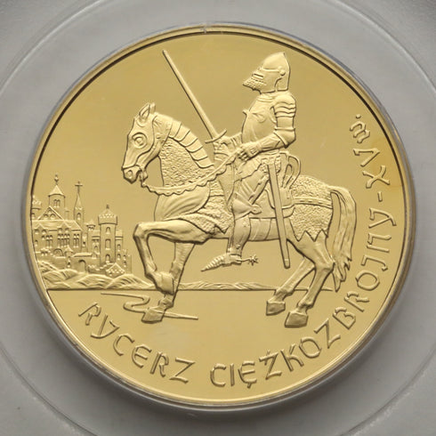 ポーランド 2007年 重装騎兵 200ズウォティ金貨 PR69DCAM:11940467