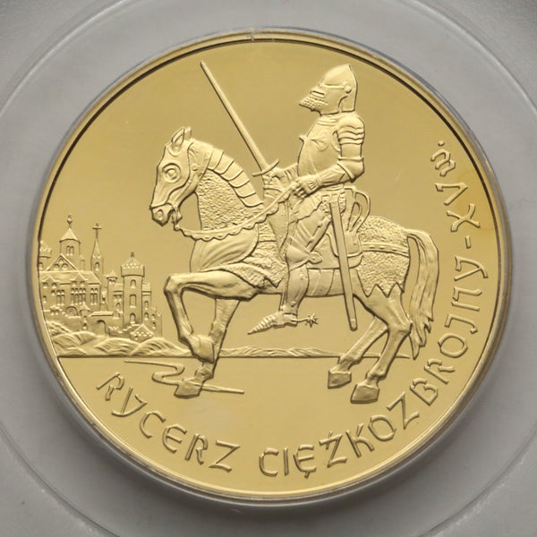 ポーランド 2007年 重装騎兵 200ズウォティ金貨 PR69DCAM:11940467