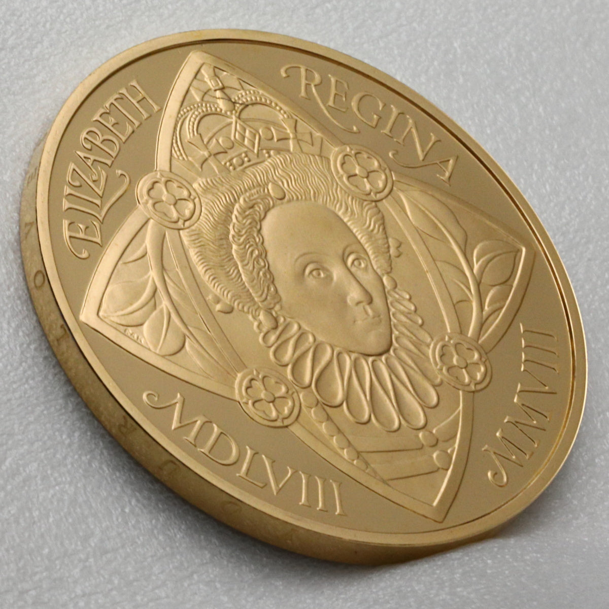 イギリス 2008年 エリザベス1世 即位450周年記念 5ポンド金貨