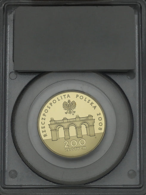 ポーランド 2008年 独立90周年記念 200ズウォティ金貨 PR69DCAM:13616068