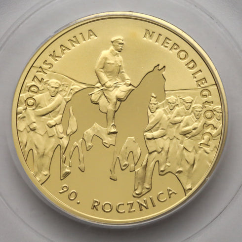 ポーランド 2008年 独立90周年記念 200ズウォティ金貨 PR69DCAM:13616068