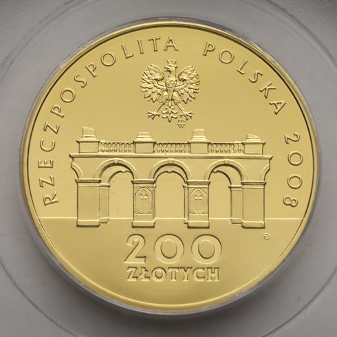 ポーランド 2008年 独立90周年記念 200ズウォティ金貨 PR69DCAM:13616068