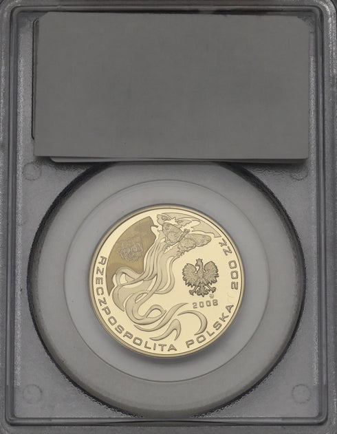 ポーランド 2008年 北京オリンピック開催記念 棒高跳び 200ズウォティ金貨 PR69DCAM:13533501