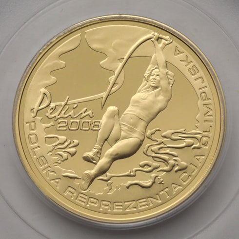 ポーランド 2008年 北京オリンピック開催記念 棒高跳び 200ズウォティ金貨 PR70DCAM:13533502