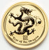 オーストラリア 2012年 Year Of The Dragon 100ドル 2oz 金貨 裸:未鑑定