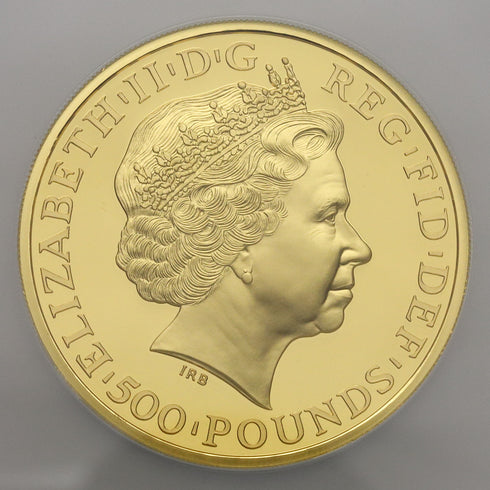 イギリス 2014年 ブリタニア 500ポンド(5oz)金貨 PF70UCAM:5880754-001-UNIVERSAL COIN