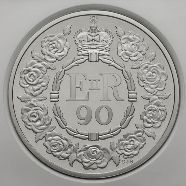 英国 2016年 エリザベス2世 生誕90周年 5ポンド(3oz)プラチナ貨 Pefort PF70UCAM:4386103-003