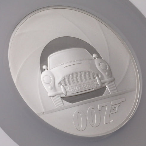 イギリス 2020年 ジェームズ・ボンド 10ポンド(5oz)銀貨 PF69UCAM:6027450-001-UNIVERSAL COIN