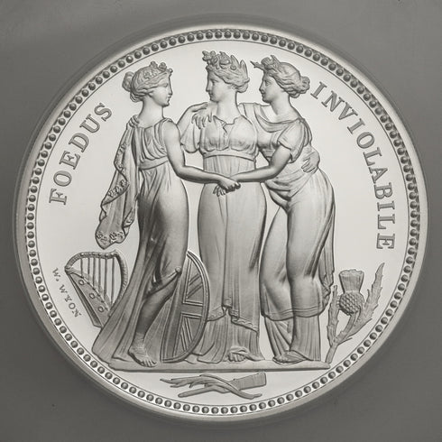 イギリス 2020年 エリザベス2世 スリーグレイシス 10ポンド 5oz 銀貨 PF70UCAM:6029854-003