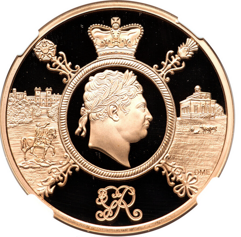 イギリス 2020年 ジョージ3世 没後200年 5ポンド金貨 裸:未鑑定