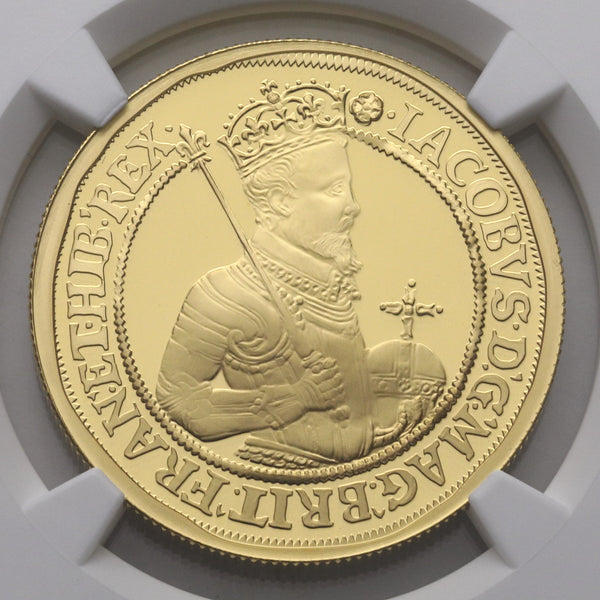イギリス 2022年 ジェームズ1世 100ポンド(1oz)金貨 PF70UCAM