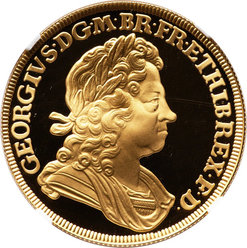 イギリス 2022年 ジョージ1世 100ポンド 1oz 金貨 PF70UCAM:6573636-001