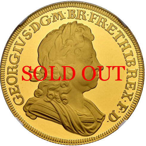 イギリス 2022年 ジョージ1世 100ポンド 1oz 金貨 PF70UCAM:6579283-068