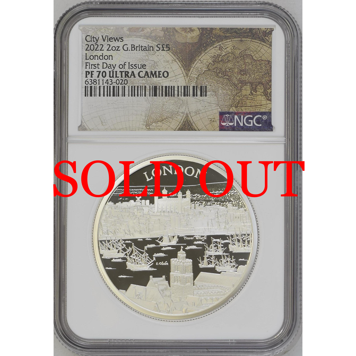 希少！都市景観！2022 イギリス 銀貨 NGC PF70UC FDOI 希少！都市景観