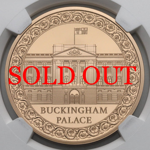 イギリス 2024年 バッキンガム宮殿 5ポンド金貨 PF70UCAM:8220976-019