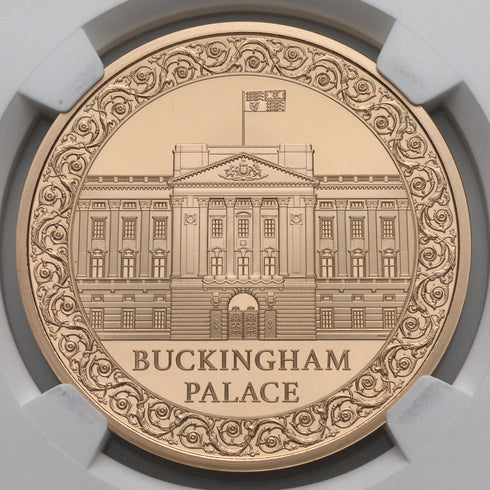 イギリス 2024年 バッキンガム宮殿 5ポンド金貨 PF70UCAM:8220976-019
