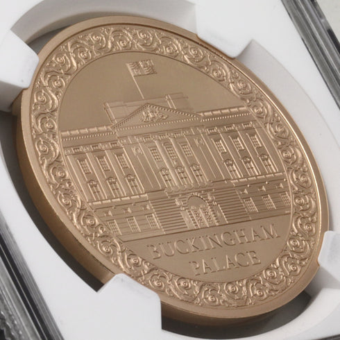 イギリス 2024年 バッキンガム宮殿 5ポンド金貨 PF70UCAM:8220976-019
