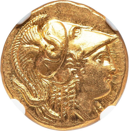 古代マケドニア王国 336-323BC アレキサンダー大王 スターテル金貨 MS Strike: 5/5 Surface: 4/5 : 6710078-009