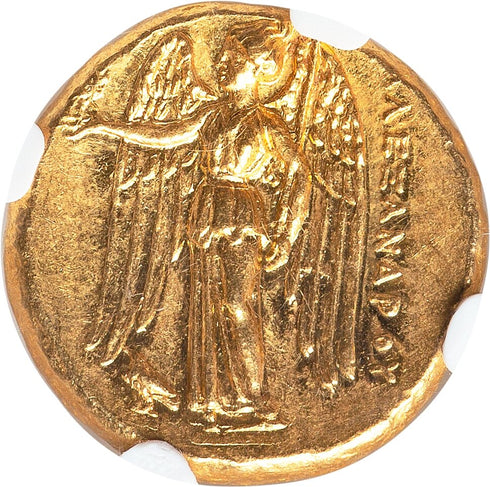 古代マケドニア王国 336-323BC アレキサンダー大王 スターテル金貨 MS Strike: 5/5 Surface: 4/5 : 6710078-009