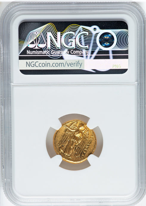 古代マケドニア王国 336-323BC アレキサンダー大王 スターテル金貨 MS Strike: 5/5 Surface: 4/5 : 6710078-009