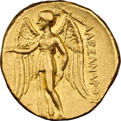 古代マケドニア王国 336-323BC アレキサンダー大王 スターテル金貨 Ch VF Strike: 4/5 Surface: 4/5 : 8748438-016