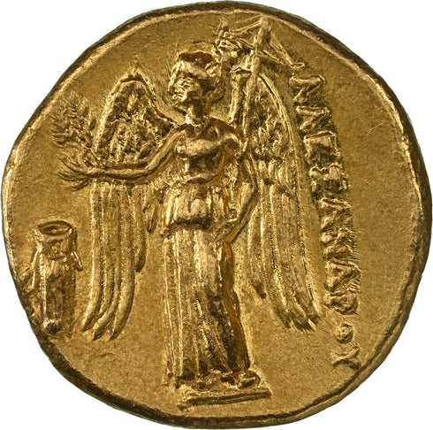古代マケドニア王国 336-323BC アレキサンダー大王 スターテル金貨 Ch AU Strike: 5/5 Surface: 4/5 : 8748666-001