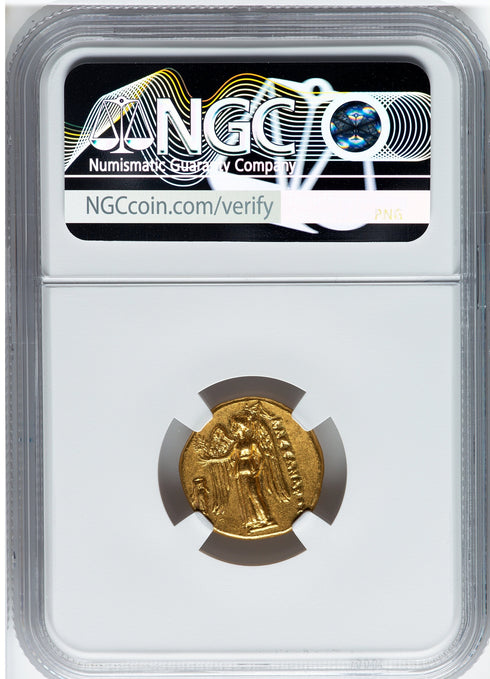 古代マケドニア王国 336-323BC アレキサンダー大王 スターテル金貨 Ch AU Strike: 5/5 Surface: 4/5 : 8748666-001