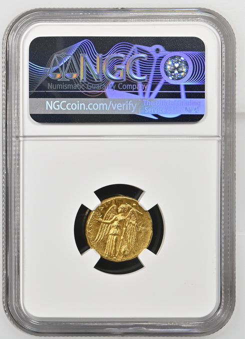 古代マケドニア王国 336-323BC アレキサンダー大王 スターテル金貨 Ch AU Strike: 5/5 Surface: 4/5 : 8748666-010