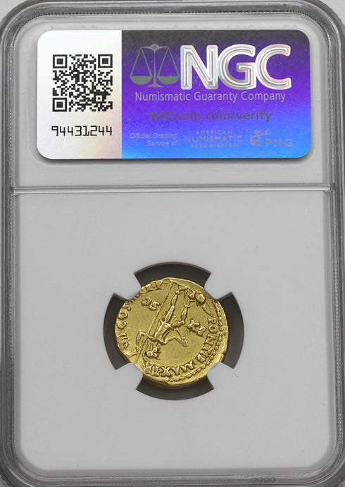 古代ローマ帝国 AD54-68 ネロ アウレウス金貨 Ch VF Strike5/5,Surface3/5:6769153-002