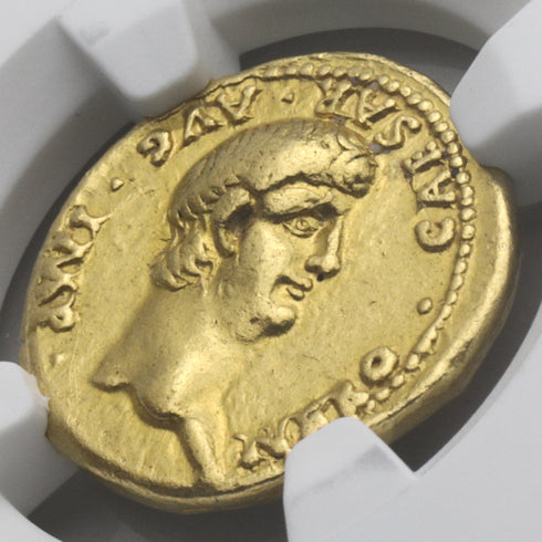 古代ローマ帝国 AD54-68 ネロ アウレウス金貨 Ch VF Strike5/5,Surface3/5:6769153-002
