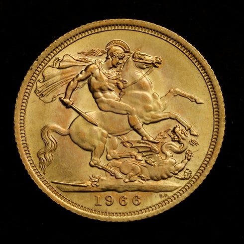 イギリス 1950~1960年代 エリザベス2世 ソブリン金貨10枚セット 裸:未鑑定