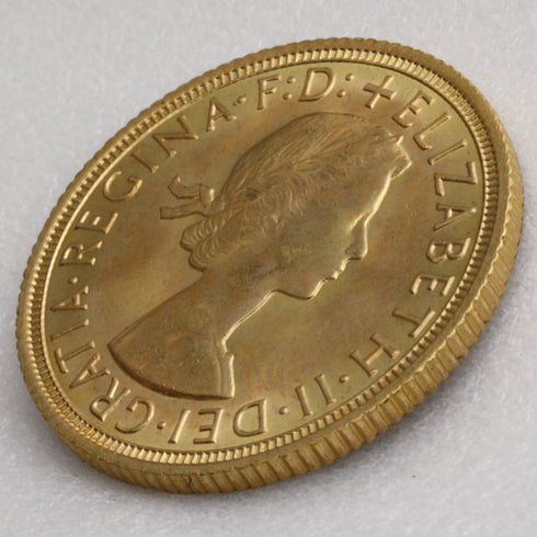 イギリス 1950~1960年代 エリザベス2世 ソブリン金貨10枚セット 裸:未鑑定