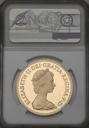 イギリス 1982年 エリザベス2世 5ポンド金貨 PF69UCAM:2809320-001-UNIVERSAL COIN