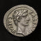 古代ローマ帝国 13BC アウグストゥス/神器 デナリウス銀貨:裸-UNIVERSAL COIN