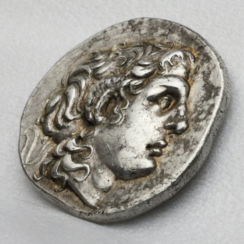 【希少性】★ 古代トラキア 297-281BC リュシマコス テトラドラクマ銀貨:裸-UNIVERSAL COIN