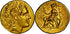 古代トラキア 305-281BC リュシマコス スターテル金貨 Ch XF★ Strike:5/5,Surface:4/5:2156014-034