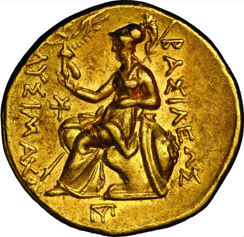 古代トラキア 305-281BC リュシマコス スターテル金貨 Ch XF★ Strike:5/5,Surface:4/5:2156014-034
