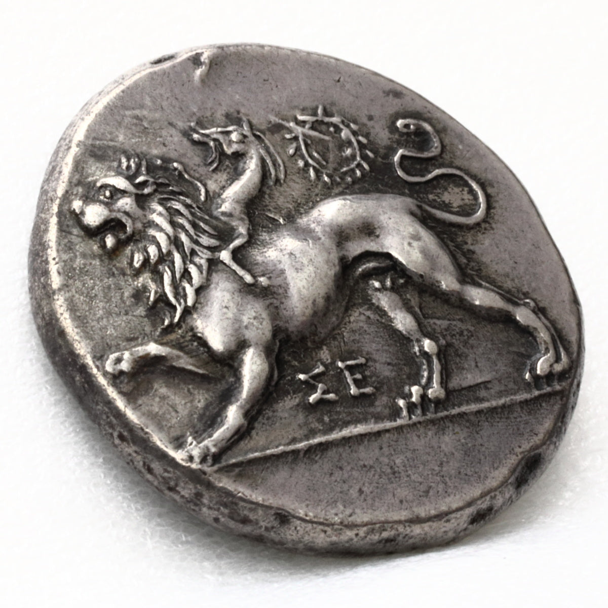 古代ギリシャ 335-330BC シキオン キマイラ/鳩 スターテル銀貨