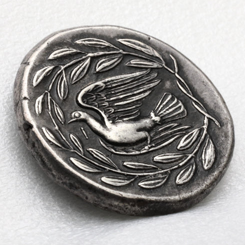 古代ギリシャ 335-330BC シキオン キマイラ/鳩 スターテル銀貨 裸