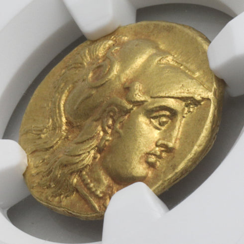 古代マケドニア王国 336-323BC アレキサンダー大王 スターテル金貨 Ch AU Strike5/5,Surface5/5 Fine Style:6822946-001