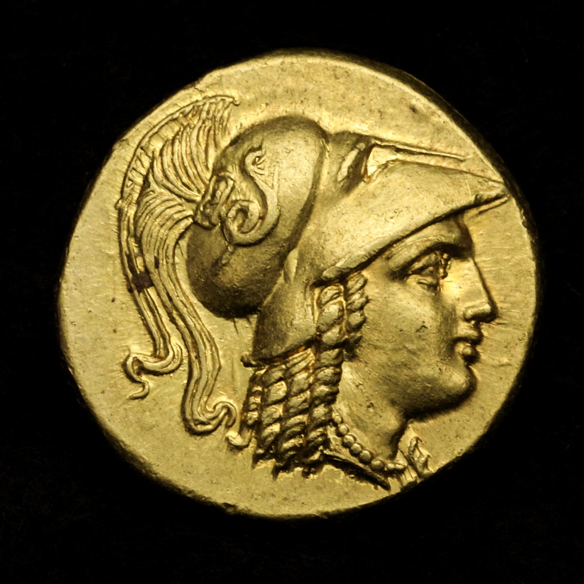 古代マケドニア王国 336-323BC アレキサンダー大王 スターテル金貨 裸