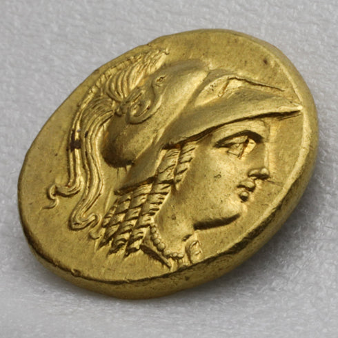 古代マケドニア王国 336-323BC アレキサンダー大王 スターテル金貨 裸