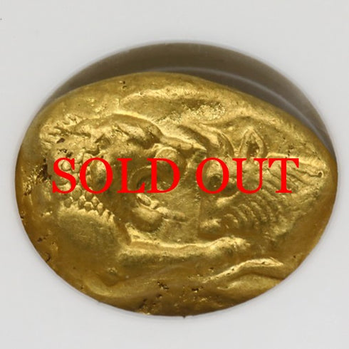古代リディア 561-546BC クロイソス王 スターテル金貨 Heavy Series MS Strike: 5/5 Surface: 5/5:3989409-001