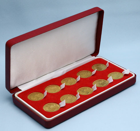 イギリス 1850-1860年代 ヴィクトリア ヤングヘッド/シールド ソブリン金貨 10枚セット 裸:未鑑定