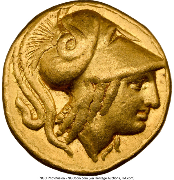 古代マケドニア王国 336-323BC アレキサンダー大王 スターテル金貨 Ch F Strike:5/5,Surface:4/5:8567796-002