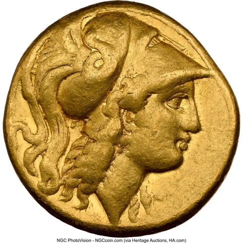 古代マケドニア王国 336-323BC アレキサンダー大王 スターテル金貨 Ch F Strike:5/5,Surface:4/5:8567796-003