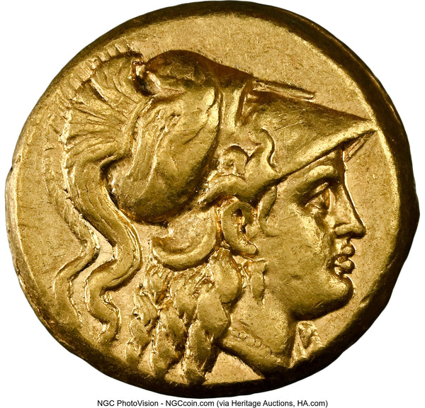 古代マケドニア王国 336-323BC アレキサンダー大王 スターテル金貨 Ch VF Strike:5/5,Surface:4/5:8521751-005